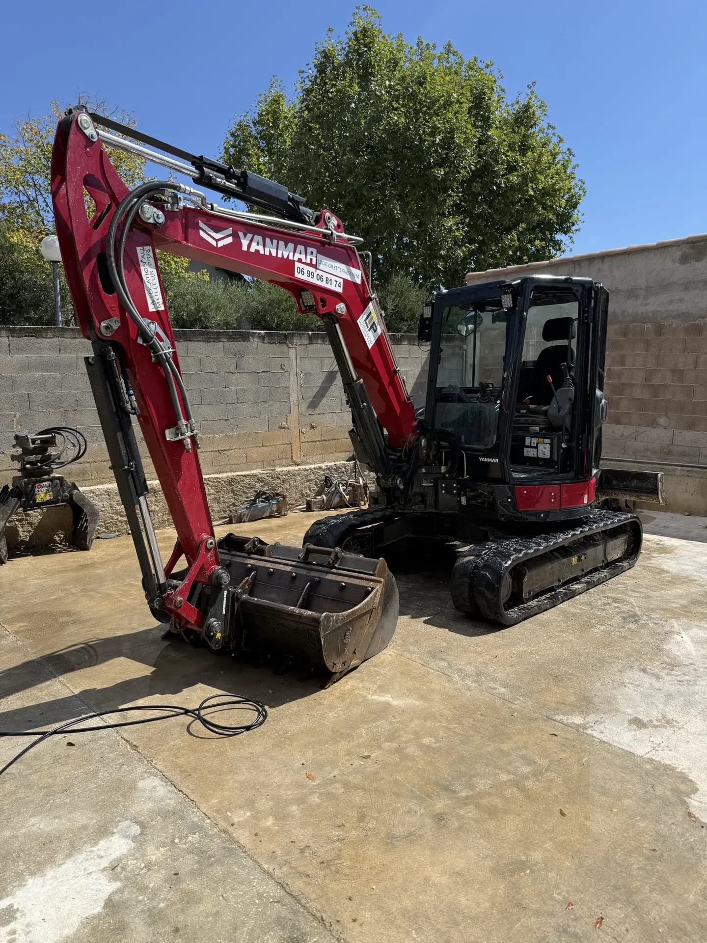 Mini pelle 6T Yanmar ViO50 / ViO57 en location à Aix-en-Provence - photo 2