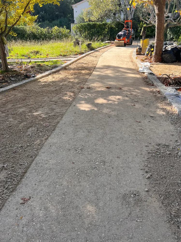 Création d’allées — réalisation LTP, photo 1